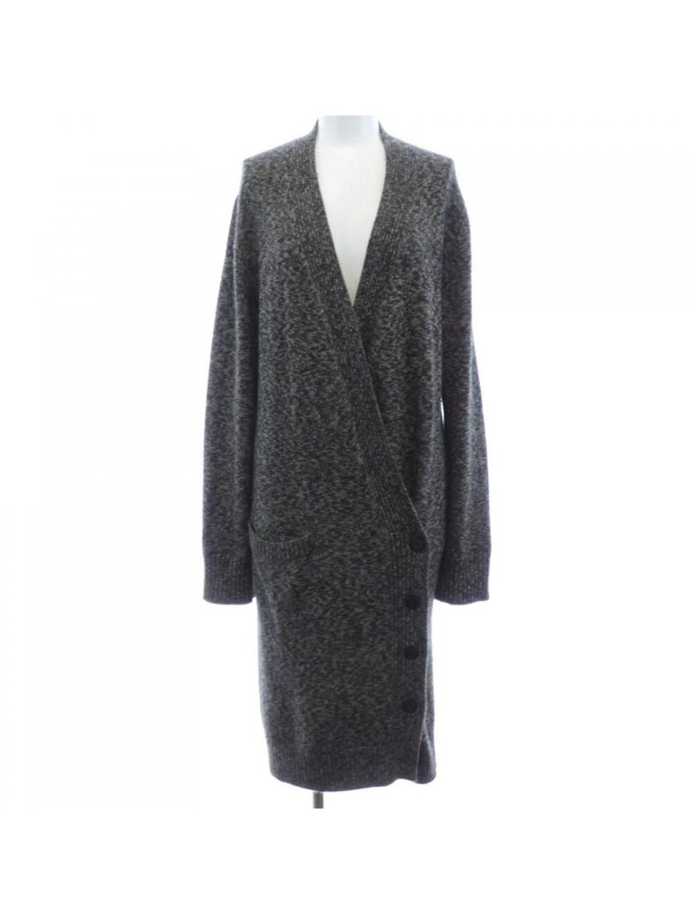 Hermes Long Cardigan Gray